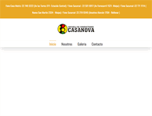 Tablet Screenshot of escuelacasanova.cl